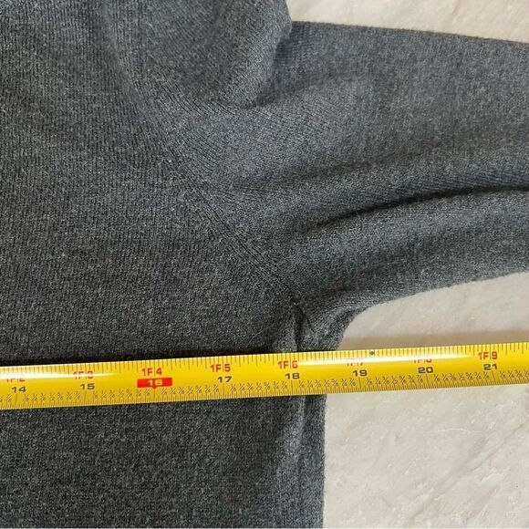 Soft Surroundings Grey knit cotton blend tunic size S. - Picture 5 of 6